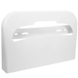 Hooks Plastic Toilet Seat Cover Dispenser Holder Washroom Storage Rack Wall Mounted Reanvändbar