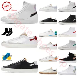 Blazer Mid 77 Bianco Nero Barocco Marrone Scarpe casual Uomo Donna Caratteri giocosi Blu Rosso Indaco Game Royal Multi Suede Arctic Punch Designer Sneakers