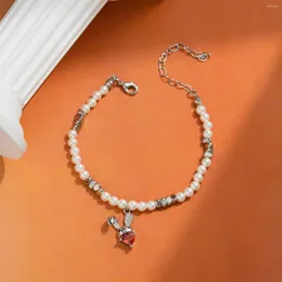 Strand Trend utsökta pärlarmband för kvinnor koreanska smycken flicka festtillbehör