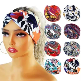 Designer Seide elastische Stirnbänder für Frauen Haarband Luxus Mädchen Blumen Blumen Schmetterling Haarbänder Schal Haarschmuck Geschenke Heiße Headwraps