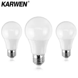 Другой домашний сад Karwen Ampoule светодиодная луковица E27 E14 3W 5W 7W 9W 12W 15W 18W Smart IC Lamp Light Light Белая лампада бомбарда 230807