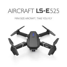 Drone E88 Pro E525 Mini Drone 4K HD Geniş Açılı Çift Kamera 1080p WiFi Görsel Konumlandırma Yüksekliği RC Tut RC Beni takip edin Quadcopter Drop D Dhniq