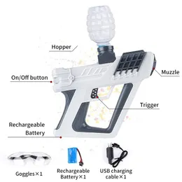 Strzelanie do żelowej piłki do boletki zabawka ekologiczna ekologiczna piłka wodna Pistolet Paintball Pistolet dla dziecka dorosły CS Fighting Boys Prezent 008