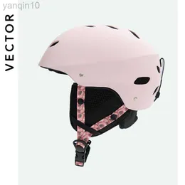 Capacetes de esqui VECTOR Homem Mulher Snowboard Capacete de esqui Snowmobile Certificação CE Adulto Patinação à prova de vento Skate Esportes de neve Capacetes de ciclismo HKD230809