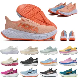 Hoka One Carbon X3 Clifton 9 Womens Running Shoes Bondi 8 Athletic Shoes Sneakers Shock Absorbing Road Fashion Mens Unisex Sports shoes Size 36-45