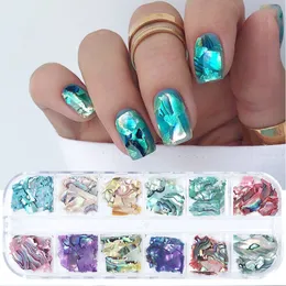 Nail Glitter Irregular Abalone Shell Art Natural Sea Slices Charms Flake Powders Shiny Sequins Manicure Design FBBY 230808