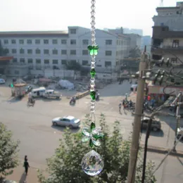 Araña de cristal Garland Chakra Spectra 1 Suncatcher Glass Péndulo Lámpara Prismas Piezas Feng Shui Colgantes 40mm A M02265-2