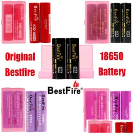 Batterier Autentic Fire Imr BMR Battery 2500mAh 3000mAh 3100mAh 3200mAh 3500mAh 35A 40A Laddningsbar litium 100% Drop Delivery Ele DHHMF