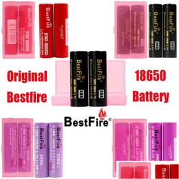 Baterie Authentic Fire IMR BMR BAZTEK 2500 mAh 3000 mAh 3100 mAh 3200 mAh 3500 mAh 35A 40a ładowne litowe 100% dostawa ele dhhmf