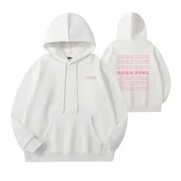 여자 후드 땀 셔츠 KPOP ROSE BORN MENWOMEN COTTON HODIE 주변 인쇄 같은 긴 소매 스웨트 셔츠 옷 유니슬 스트리트웨어 대형 티 탑 230808