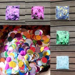 10/20/50G Confetti Sequin Balloon fylld med konfetti Gold Silver Blue Multicolor Sequins Födelsedagsfest bröllopskast paljetter HKD230808