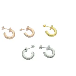 Jiw0 V6y5 Ohrstecker C-Ring-Ohrringe Designer-Schmuck mit Bohrbolzen Gold/Silber/Roségold Vollmarke als Hochzeitsgeschenk Weihnachtsgeschenk Tiffanyismus