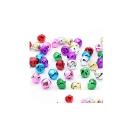 Beads 10Pcs/Lot Beautif Mini Iron Loose Jingle Bells Christmas Decoration Diy Crafts Handmade Accessories Drop Delivery Home Garden Ar Dh6T7