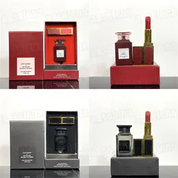 Marken-2-in-1-Make-up-Parfüm-Geschenkset, matte Lippenfarbe, Lippenstift, Eau de Parfum, Kosmetik, Duftkollektion, Reiseset