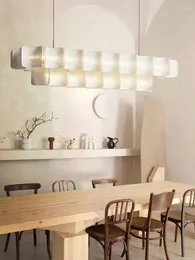 Lampadari Lampadario di lusso Illuminazione LED Moderno Acrilico Soggiorno Sala da pranzo Lsland Lampada a sospensione Home Deco Fixtures