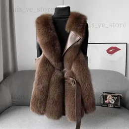 Fur Coat Women's Vest 2023 Autumn Winter New Fashion Youth Net Infrared Cover T230808