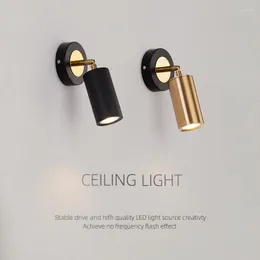 Wall Lamp Modern Simple Led 360° Rotatable Light Sconce For Living Room Corridor Bedroom Beside Stairs Home Decoration