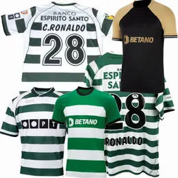 Retro Classic Lisboa Soccer Jerseys 2001 2002 2003 2004 2023 2024 C.Ronaldo Edwards Morita Trincao Pedro G.