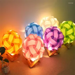 Luci notturne LED Light IQ Lamp 17CM Alimentato tramite USB con supporto Starry Bedroom Decor Kids Gift Home