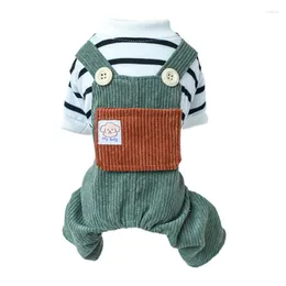 Abbigliamento per cani 2023 Costume piccolo Pantaloni Pullover Cappotto Abbigliamento per animali Tute primaverili Giacche carine Tuta Bichon Po traspirante