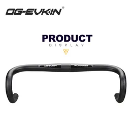 Bike Handlebars Components OGEVKIN HB011 Carbon Handlebar Road Drop Bar Bicycle 318MM 380400420440MM Part 230808