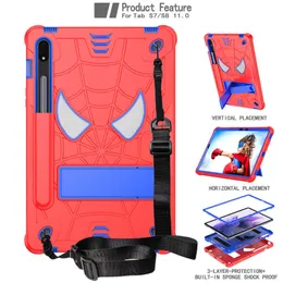 Case for Samsung Galaxy Tab S7 S8 11" X700 T870 Tablet Cover Galaxy Tab S8 S7 Plus FE 12.4 A8 10.5 X200 S6 Lite 10.4 inch Cases HKD230809