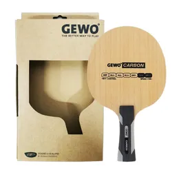 Raquete de Tênis de Mesa Original GEWO POWER CARBON Lâmina de Tênis de Mesa Raquete Ofensiva Ping Pong Bat Paddle 230808