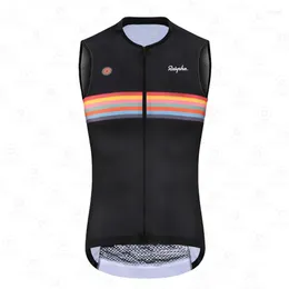 Kurtki wyścigowe Raphaful 2023 Lekkie oddychające wiatroodporne koszulka rowerowa rowerowa kamizelka