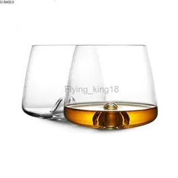 Designer Whiseddy Swirl Whisky Rock Glass Verre Whisky Tumbler Xo Chivas Cognac Brandy Snifter Red Wine Drinking Glasses Cup HKD230809