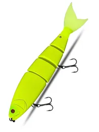 Betar lockar lockar Simning Jointed flytande sjunkande gigantiska hårda fisketillbehör för Big Bait Bass Pike Minnow Size 245mm 230809