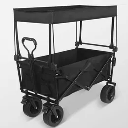 Zelte und Unterkünfte Markise Baldachin für Garten Wagenbefestigung Sonnenschatten Cover Trolley Cart Picknickfischen All-in-One