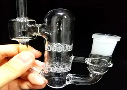 Mini Recycler Glass Water Bong Glass Bongs Water Pipes Bubbler Pipes Water Bongs New 2018 AA2933740