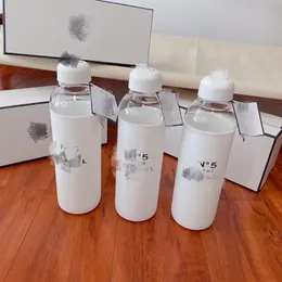 Bottiglia d'acqua unisex alla moda Livello di aspetto alto tazza d'acqua in silicone chiaro semplice bevande cristalline