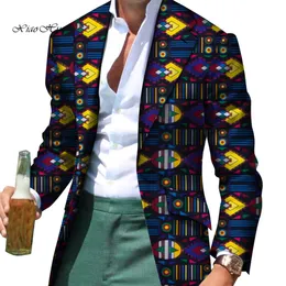 Męskie garnitury Blazers African Men Ubrania Smart Causal Causal Dostosowanie Slim Fit Fancy garnitur Blazer Kurtki Formalne płaszcz Business Dashiki Party Wedding Wyn530 230808