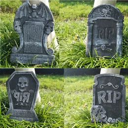 Inne imprezy imprezowe zapasy 1pc Pianka szkieletowe dekoracje Halloweenowe do domu akcesoria nietoperzy horror horror rekwizyty RIP Tombstone 230808