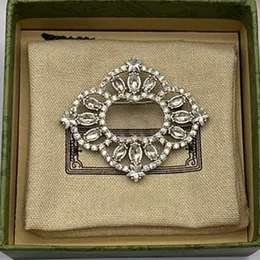 Donne bloccia retrò classica in stile antico girasole diamante 925 spille di strass argentata accessori per feste di classe