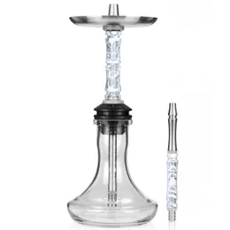 Gorąca sprzedaż Moze Breeze 2 Hookah bez szklanej bazy silikonowej taca na węża stali nierdzewnej żywica Shisha Narguile Chicha Sheesha Set HKD230809