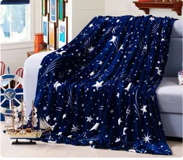 Koc 55 Bright Stars Bedspread Blanke Super miękka flanel o wysokiej gęstości dla sofy do łóżka przenośne w krato 230809