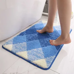 Mode heißer verkauf Neue beflockung hause tür slip matte haus halten badezimmer Komfortable Bad Paddoor saugfähigen matte tür matte HKD230809