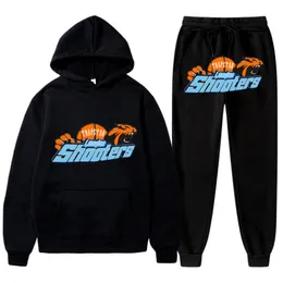 2024 Homens S Tracksuits Outono Inverno Homens Trapstar Shooters Hoodie Set Mulheres Oversized Marca Sports Terno Pant Define Impresso Top 221203