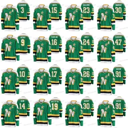 Dallas''stars''91 Tyler Seguin Minnesota North 4 Miro Heiskanen John Klingberg Ben Bishop Joe Pavelski Jamie Benn Corey Perry Roope Hintz Jersey