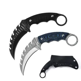 light scorpion claw knife outdoor camping jungle survival battle karambit Fixed blade hunting knives self defense Camp fighting tactics Outdoor knife claw knife