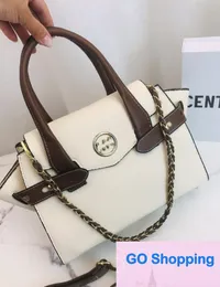 Quatily Style Bags Deri Kadın Çanta Yeni Moda Moda Joker Crossbody Taşınabilir Zincir Kanatlar