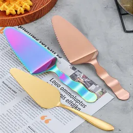 Baking Moulds Pizza Cheese Server Stainless Steel Cake Shovel And Rich Texture Divider Knife Easy To Clean Uniform Color