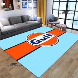 Gulf motorcycle printed carpet outdoor rug area rug kawaii room decor bedroom decor rugs living room birthday gift HKD230809