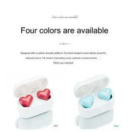 HeartBuds Heart-shaped Bluetooth Earbuds The Same Japanese Heart-shaped In-ear Noise-cancelling Earbuds HKD230809