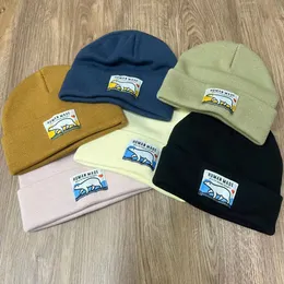 Moda tasarımcı şapkası yün şapka sonbahar ve kış sıcak örme şapka kayak markası şapka Yüksek dereceli ekose kafatası şapkası yüksek kaliteli ürünler