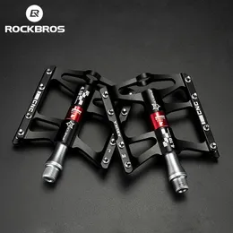 Cykelpedaler Rockbros Mountain Bicycle Cycling Ultralight Aluminium Eloy 4 Bearings Mtb Bicicleta Flat BMX 230808