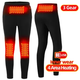 Pantaloni da uomo Pantaloni da riscaldamento elettrici invernali Pantaloni da moto da uomo con ricarica USB Pantaloni riscaldati da donna Pantaloni caldi invernali Leggings riscaldati Wsahable 230808