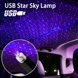 New Car Roof Star Light Interior LED Stellato Laser Atmosfera Proiettore ambientale USB Auto Decorazione Notte Home Decor Galaxy Luci all'ingrosso